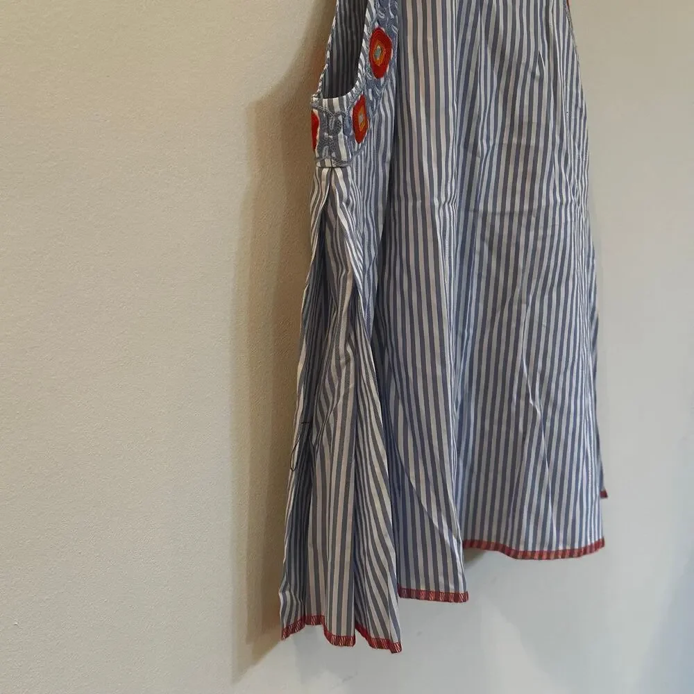 Tory Burch Stripe Sleeveless Top sz 4